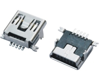 杭州MINI USB 5F B TYPE SMT前插后贴 短体 7.70