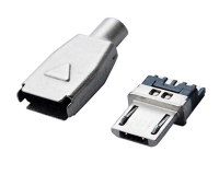 重庆MICRO USB 5M B TYPE 焊线 锌合金壳