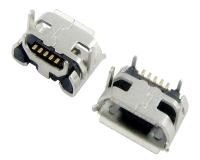 重庆MICRO USB 5F B TYPE 四脚 DIP 7.20-4.85