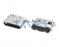 杭州TYPE C F单排16PIN沉板1.6