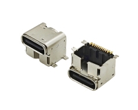 Type-C 16P 卧式 SMT CH5.9全贴