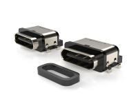 Type-C 6P防水沉板四脚插板